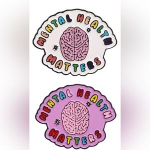 Mental Health Matters Brain Brooch/Pin